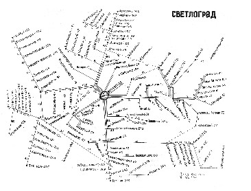 Карта автомобильных дорог Петровского района